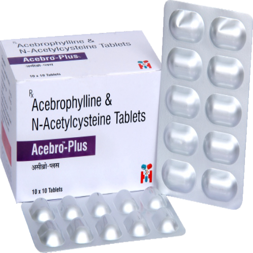 ACEBRO PLUS ACETYLCYSTEINE 600 MG + ACEBROPHYLLINE 100 TAB