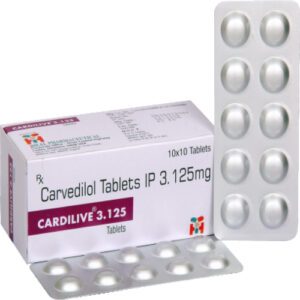 CARDILIVE 3.125 MG CARVEDILOL 3.125 MG TAB
